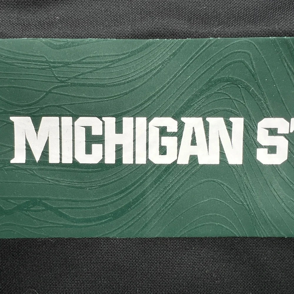 Nike Michigan State Performance Hoodie Mens S Black Full Zip Therma Fit Spartans